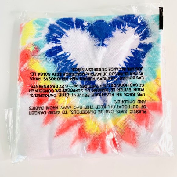 Epic Threads Girl’s White Tie Dye Heart Short Sleeve T-shirt L, XL BRAND NEW - Picture 5 of 5